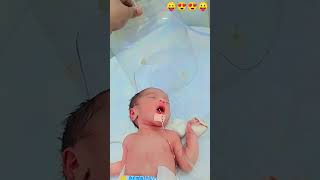 newborn oxygen niculife baby funny viralbaby [upl. by Elleirua543]