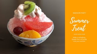 KAKIGORI japan shaved ice japanese dessert [upl. by Ruamaj]