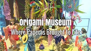 Origami Museum  Where Paper is Brought to Life 【Moving Japan】 [upl. by Marje]