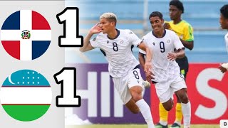 Dominican vs Uzbekistan  1 1   Extеndеd Highlights  Olympic games [upl. by Lirrad]