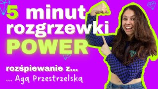 Rozśpiewanie z Agą  5 minut rozgrzewki wokalnej MOCNY GŁOS [upl. by Andria]