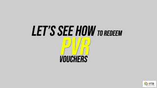 How To Redeem PVR gift vouchers GyFTR [upl. by Carvey630]