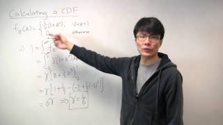 Calculating a Cumulative Distribution Function CDF [upl. by Beaufert]