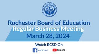 March Board Business Meeting  March 28 2024 [upl. by Fredi116]