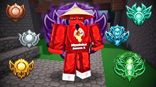 Milyon RETURNS To Conquer Season 11 Rank roblox Bedwars [upl. by Recneps]