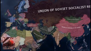 HOI4 Red Dusk Timelapse 20002012 The Belgrade Mandate [upl. by Lirbij]