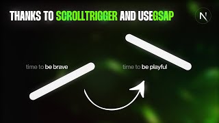Next JS Scroll Animation That Feels Like Magic [upl. by Bubb]
