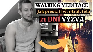 Walking MEDITACE návod  Jak meditovat při chůzi a nebýt otrok těla 21 dní výzva [upl. by Ailehpo]