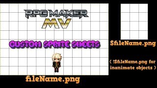 HOW TO CUSTOM SPRITE SHEET RPG MAKER MV SIZING AND FORMAT TUTORIAL [upl. by Ativla160]