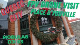 FPV drone visit Place dYouville  Mobula8  Quebec [upl. by Doro]