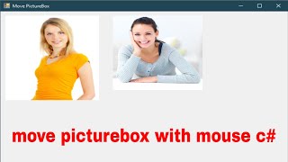 C Tutorial  Move a PictureBox with mouse in C  FoxLearn [upl. by Paresh955]