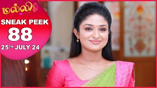 Malli Serial  EP 88 Sneak Peek  25th July 2024  Nikitha  Vijay  Saregama TV Shows Tamil [upl. by Thgiwed]