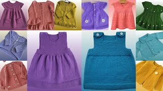 MIND BLOWING Knitting FROCKS Design Every Baby Girl Needs [upl. by Kehsihba]