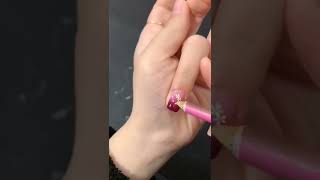 How to nail art at home How to nail art Simple nail polish designs at home shorts [upl. by Petie]