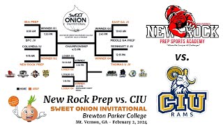 New Rock Prep vs CIU  February 2 2024 [upl. by Coopersmith438]