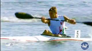 Kopasz Bálint  K1 Junior Men 1000m 2015 Canoe Sprint Junior World Championships [upl. by Eellah]