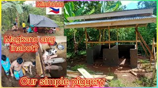 Piggery house design building in PhilippinesPig farm as a begginerBaboyanPrecious M Vlog [upl. by Htebiram]