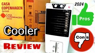 Casa Copenhagen Cooler Review  Small Cooler For Room  Mini Cooler Review  Air Cooler Pros amp Cons [upl. by Savart]