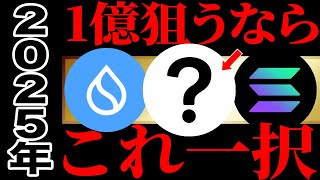 【仕込むなら今！】2025年資産1億円狙うならこれ一択です 【仮想通貨】【ビットコイン】【アルトコイン】 [upl. by Sapowith855]