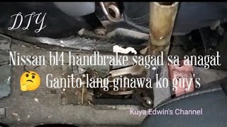 Nissan b14 angat lang ang handbrake ganito ginawa ko guys [upl. by Evanthe789]