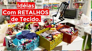 DIY Ideias com Retalhos de Tecidos  Reaproveitando seus Retalhos  Aline Nunes  By Aan Crafts [upl. by Song861]