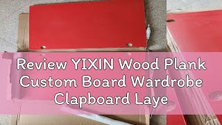 Review YIXIN Wood Plank Custom Board Wardrobe Clapboard Layered Word Clapboard Shelf Board Diy Desk [upl. by Malinowski]