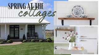 Cottage Style Spring Decor  Spring Cottage Refresh  Olde Orchard Cottages TourSpring Cottage Tour [upl. by Edme806]