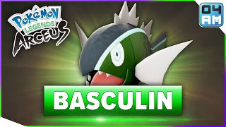 Where To Find BASCULIN amp How To Catch It in Pokemon Legends Arceus [upl. by Adriano]