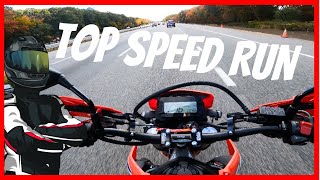 Honda CRF300L Top Speed [upl. by Atiragram]