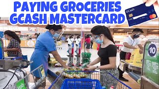 Using GCash MasterCard in Paying Groceries [upl. by Oribel385]