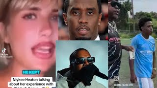 Niykee Heaton SA experience with Diddy amp Kanye vybz Kartel bet son [upl. by Aicatsan]