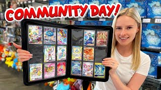 The BEST EVER Community Day At My Pokemon Shop Owner POV [upl. by Linea]