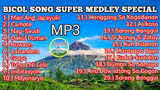 Bicol Song Super Medley Special  Bicol Song Collection [upl. by Eelyram930]