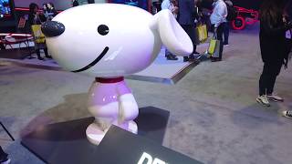 JDCOM One of Chinas biggest retailer CES 2019 Augmented Reality fashion shopping how it works [upl. by Schoenfelder982]