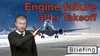 Engine failure after Takeoff  Briefing [upl. by Oeht]