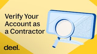 Verify Your Account  Contractor Tutorial  Deel [upl. by Anerys169]