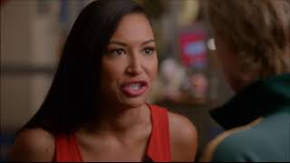 Glee  Santana Assaults Sue and Argues With Her About Finn 5x03 [upl. by Urina10]