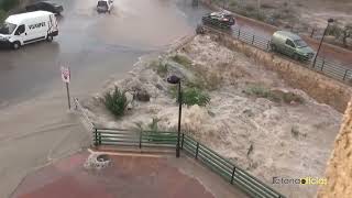 Así baja una de las Ramblas de Totana tras las últimas lluvias  12 Junio 2024 [upl. by Willock]