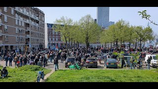 Stieltjesplein meeting 27 apr 2023 koningsdag Zundapp enz [upl. by Imis]