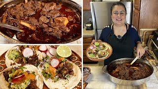 BIRRIA EN HORNO PARA COMER EN TACOS [upl. by Godspeed]