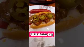 Chili cheese dog 😋￼ [upl. by Baudoin789]