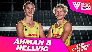 🇸🇪 Swedish Jump Setting at its Finest  Åhman amp Hellvigs Top Offensive Plays of 2022 [upl. by Erinna890]