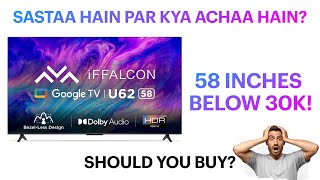 iffalcon U62 4K Google TV One of the Cheapest 4K TV Online  Should You Buy  Punchi Man Tech [upl. by Maillliw]