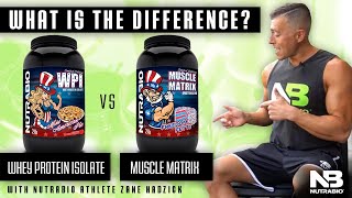 Muscle Matrix vs Whey Protein Isolate w Zane Hadzick [upl. by Hewe908]