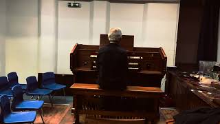 Geoffrey Coffin playing Millthorpe Schools organ [upl. by Quinn]