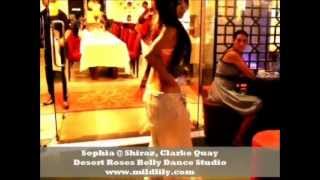 Belly Dance  Shiraz Clarke Quay Singapore [upl. by Omolhs142]