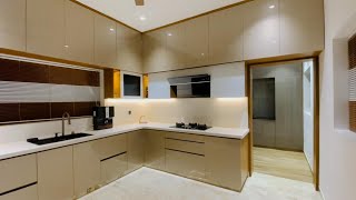 ഒരു Glass കിച്ചൻ കണ്ടാലോModular KitchenKitchen tour Malayalam [upl. by Nuli]