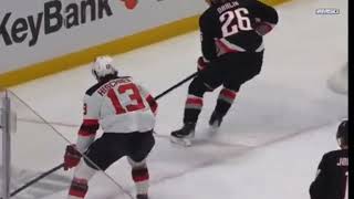 Dahlin hit on Hischier  Have your say [upl. by Mloclam]