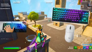 Roccat Vulcan TKL Pro ASMR Chill🤩Satisfying Gameplay Keyboard Fortnite 240 FPS 4K [upl. by Nyleek129]