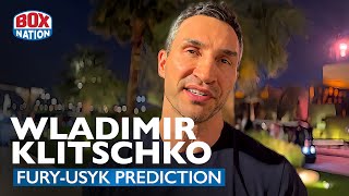 Wladimir Klitschko Reveals Why Oleksandr Usyk BEATS Tyson Fury [upl. by Ayn]